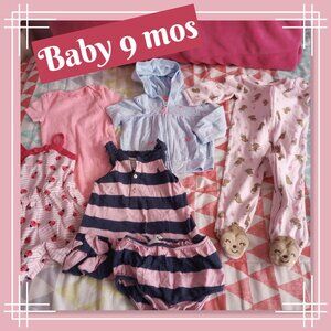 Adorable Baby Clothing Set with Stripes and Animal Prints